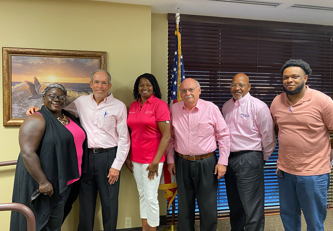 Council wears pink